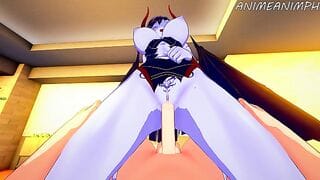FUCKING THE SEXIEST SUCCUBUS EVER WITH big boobs AND small cunt - ANIME HENTAI UNCENSORED