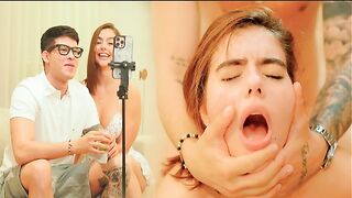 TikToker records her first porn video - Danner Mendez & Iriannis Rodriguez