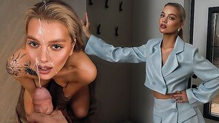 Hot Neighbor Uses My Shower  I Use Her Face - BJ, FJ, Facial. Part 1