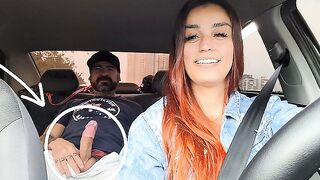 App driver catches passenger masturbating from behind!
