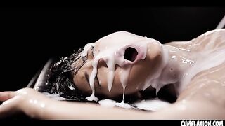 Emiri Momota Cumflation - Asian Babe Taking Load After Load Of Cum Inside Her Pussy And Belly FULL