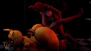 Stuffed Into An Animatronic by ToasterKing - Futanari Anal Vore