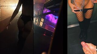 Met and fucked her in the night club right next to the dancefloor