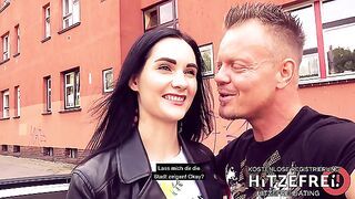 Public Sex in Germany: Skinny Brunette Teen