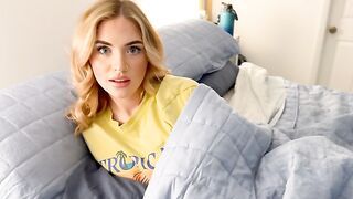 "OMG Step Sis Quit Playing with your Pussy, I Only Wanted to Watch A Movie"