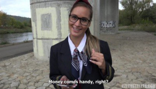 Czech Stewardess Loves Money