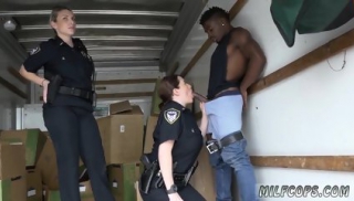 Amateur blonde teen squirt fucked Black suspect taken on a raunchy ride
