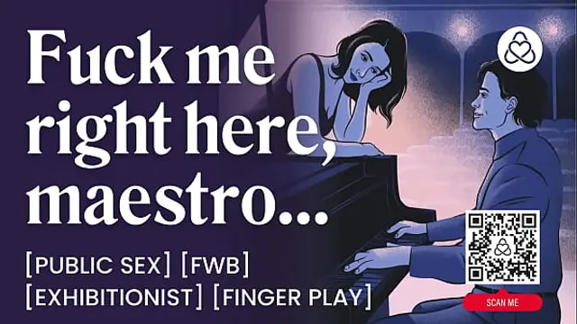ASMR Audio Porn&colon; Public Sex with Best Friend on The Stage &ndash; Dirty Talk &amp; Finger Play &ndash; Erotic Audio Roleplay