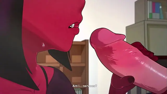 Animation bitch loves sex&comma; at first she sucked off two guys&comma; then allowed herself to be fucked by the third bully