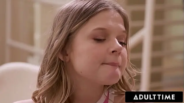 ADULT TIME - Nasty Stepsister Coco Lovelock Has First SQUIRTING ORGASM From Stepbro&excl; FULL SCENE&excl;