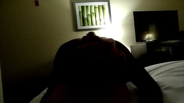 ASMR Princess Hayze sucking Gaktrizzy dick in the dark while his roomate is S