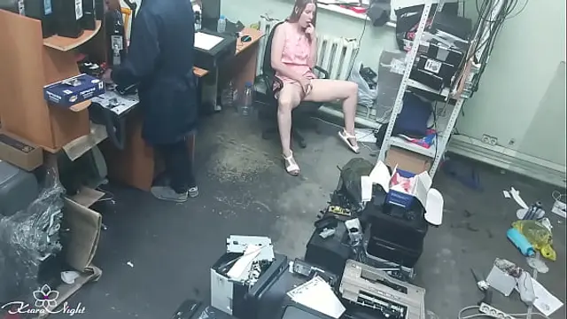 Slutty Blonde Public Masturbates Next to Stranger