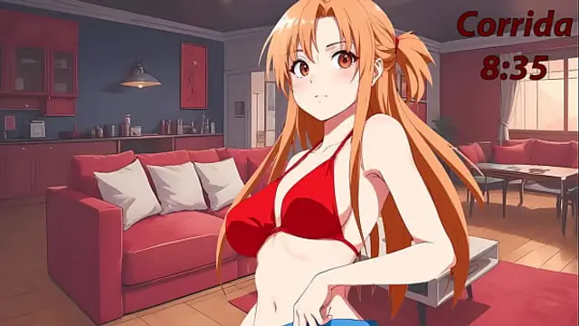 Asuna JOI CEI hentai in Spanish&period; She wants to give you your own milk&period;