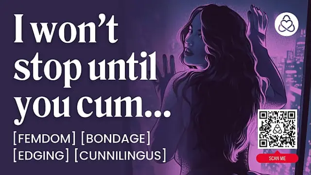 ASMR Audio Porn&colon; Femdom Fucks Her Submissive Male On a First Date - Bondage &amp; Edging - Erotic Audio Roleplay