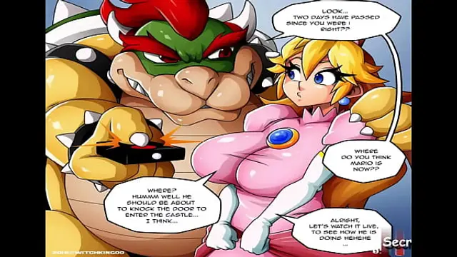Super Mario Princess Peach Pt&period; 1 - The Princess is being fucked in the ass by Bowser while Mario is fighting to get to her &vert;&vert; Cartoon Comic Parody Porn xxx