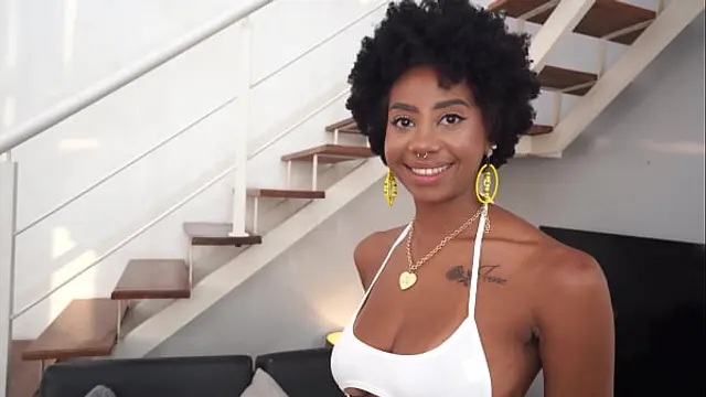 Perfect breast ebony&comma; Ana Susage gets her ass &amp; throat fucked by white huge cock &lpar;Anal&comma; 0&percnt; pussy&comma; deep throat&comma; spit&comma; rim&comma; IR -BW WM&rpar; OB382