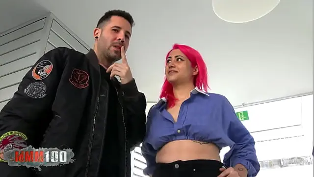 Nala the naughty neighbor gets fucked in the stairwell