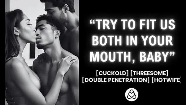 He came all over my wife &vert; Husband shares &vert; Double blowjob &vert; Real couple &vert; Creampie ASMR