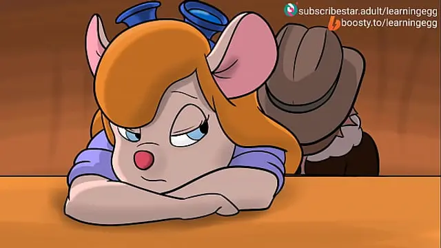 Sleeping mouse has her jumpsuit torn and fucked hard in her big ass