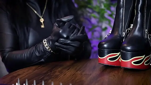 Leather Fetish ASMR by DominaFire