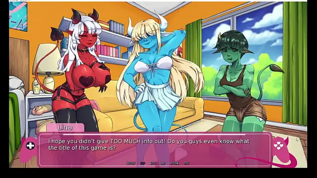 Demons Rise Up&excl; Futa Lesbian Visual Novel Demo