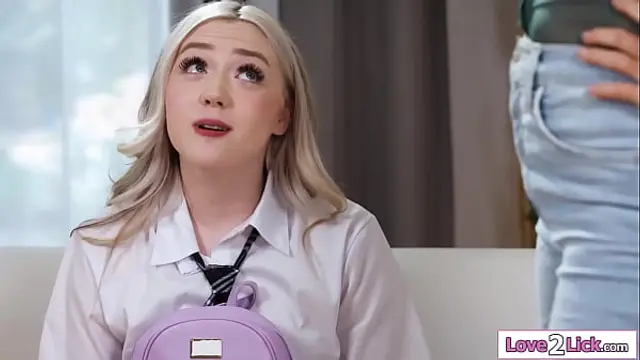 My straight big tits mature stepmom strapon fucks my pussy