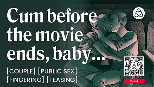 ASMR Audio Porn&colon; Public Movie Theater Fuck with Girlfriend &ndash; Fingering &amp; Teasing &ndash; Erotic Audio Roleplay