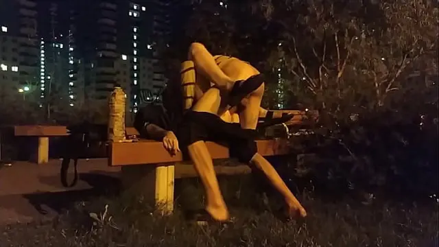 Outdoor blowjob