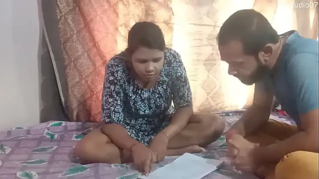 Indian Home tutor fucking sexy teen student at home&comma; enjoy with clear audio