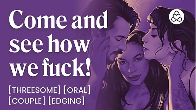 ASMR Audio Porn&colon; Movie Night Turns into a Voyeur FFM Threesome Fuck Session &ndash; Teasing &amp; Pussy Licking &ndash; Erotic Audio Roleplay for Women