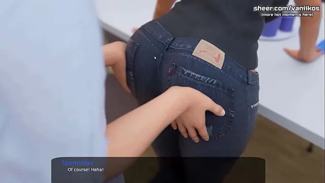 Waking up a hot step sister with a nice big booty at midnight leads to getting a gorgeous handjob l My sexiest gameplay moments l Milfy City l Part &num;22