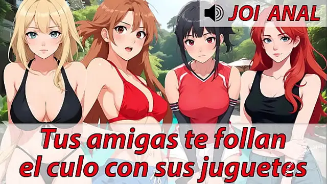 JOI ANAL ASMR&period; Get your best anal toys ready&period; Various Spanish voices&excl;