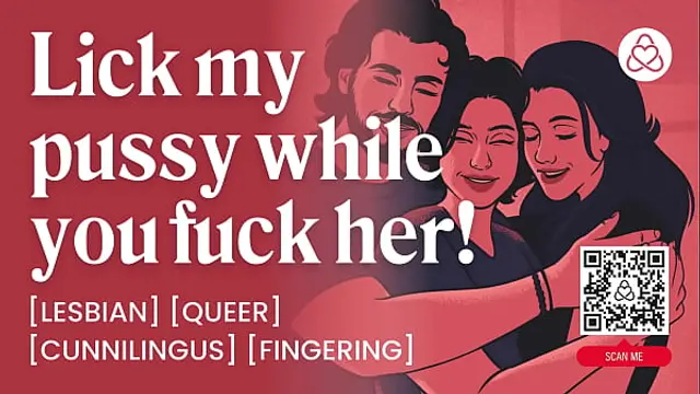 ASMR Audio Porn&colon; First Time Bisexual FFM Threesome with Friends&comma; Pussy Licking &amp; Blowjob &ndash; Erotic Audio Story