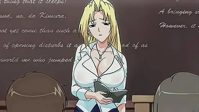 Hentai - MILF Teacher Caught Masturbating in the Middle of the Class &lbrack;Uncensored&rsqb; &lbrack;Subtitled&rsqb;