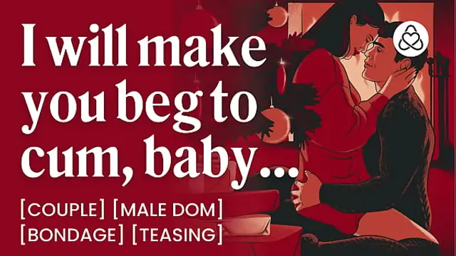 ASMR Audio Porn&colon; Male Dom Secret Holiday Bondage at Your Parents&rsquo; House &ndash; BDSM Teasing &amp; Orgasm Control &ndash; Erotic Audio Roleplay for Women