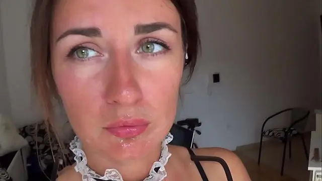 Camilla Moon - sperm Vira Gold on my face and glasses