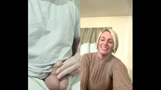 42yr old milf sees ballbusting for the first time