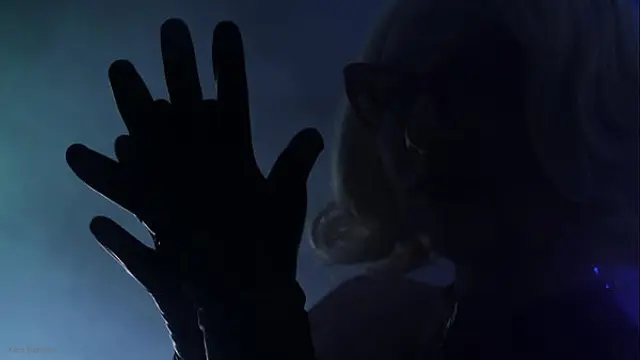 latex Halloween MILF seduce with ASMR rubber gloves sounds SFW fetish video