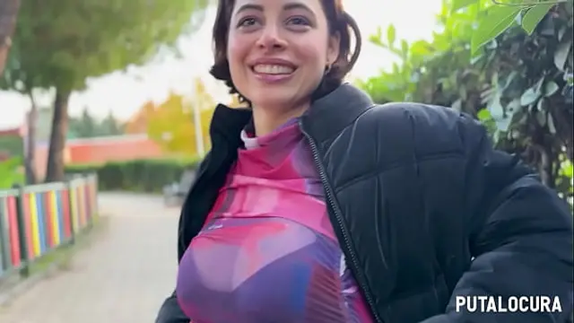 PutaLocura - Incredible busty Latina Lulita Star gets caught by Torbe and swallows all his cum