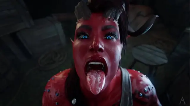 Futa Lae&rsquo;zel fucking karlach