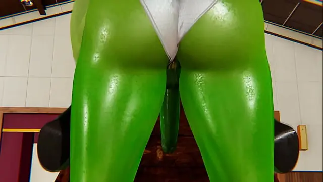 Futa - Fiona gets creampied by She Hulk &lpar;Shrek&rpar;