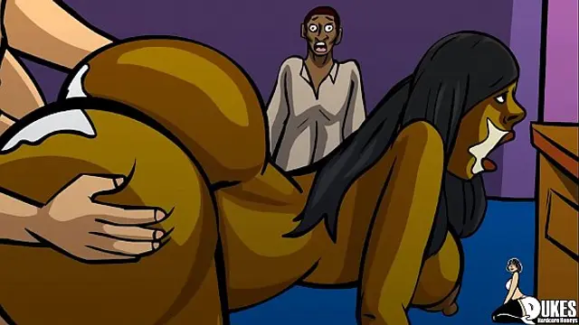 Black cuckold watches wife fuck huge white cock&excl;