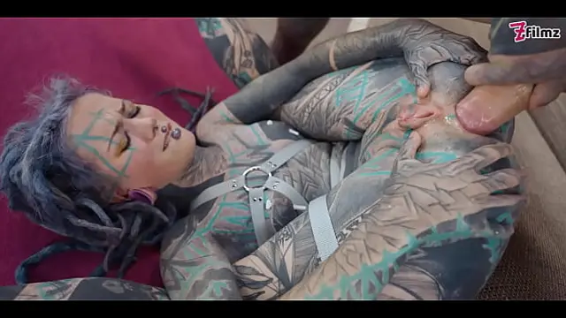 heavy tattoo girl ANUSKATZZ   DAP&comma; ANAL&comma; swallow&comma; gape&comma; prolapse&comma; split tounge blow job - &lpar;goth&comma; punk&comma; alt porn&rpar; ZF006