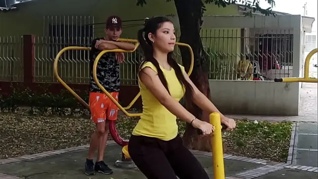 MY CHEATING COLOMBIAN STEPSISTER WAS TEACHING ME HOW TO EXERCISE AND IN THE END WE HAD AS MUCH SEX AS I HAVE ALWAYS WANTED TO- PORN IN SPANISH-
