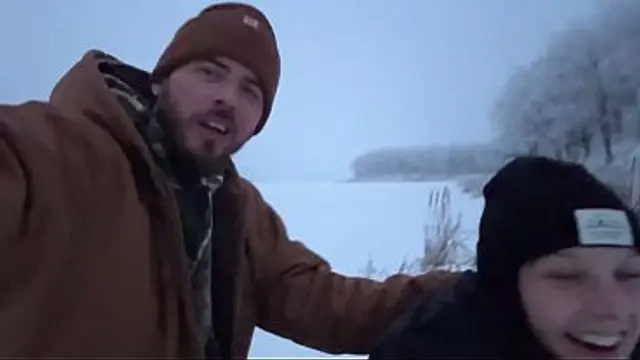 Almost Caught Fucking Outside Then Warming Him Up with My Dripping Pussy