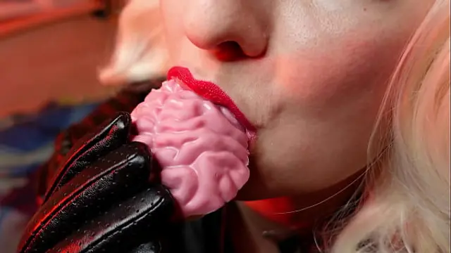 ASMR mukbang FOOD FETISH eating video close up with BRACES