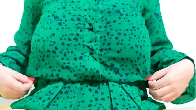Hot girl takes off her sexy dress&period; Moaning - DepravedMinx