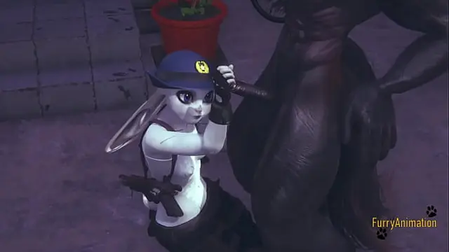 Zootropia Hentai Furry 3D - Judy Hopps Handjob &amp; POV - Japanese Asian Manga anime game porn Yiff