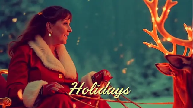 Granny Carmen Claus&colon; The Classic Cocksucking Christmas Concubine