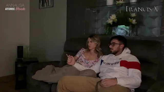Movie Night&quest; Fine&comma; But First Lick My Ass and Drain My Balls in Your Mouth